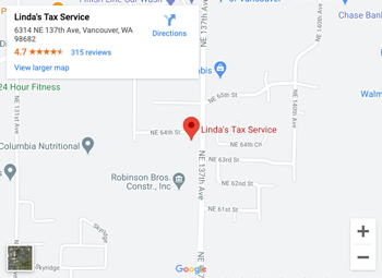 Linda's Tax Service on Google Maps